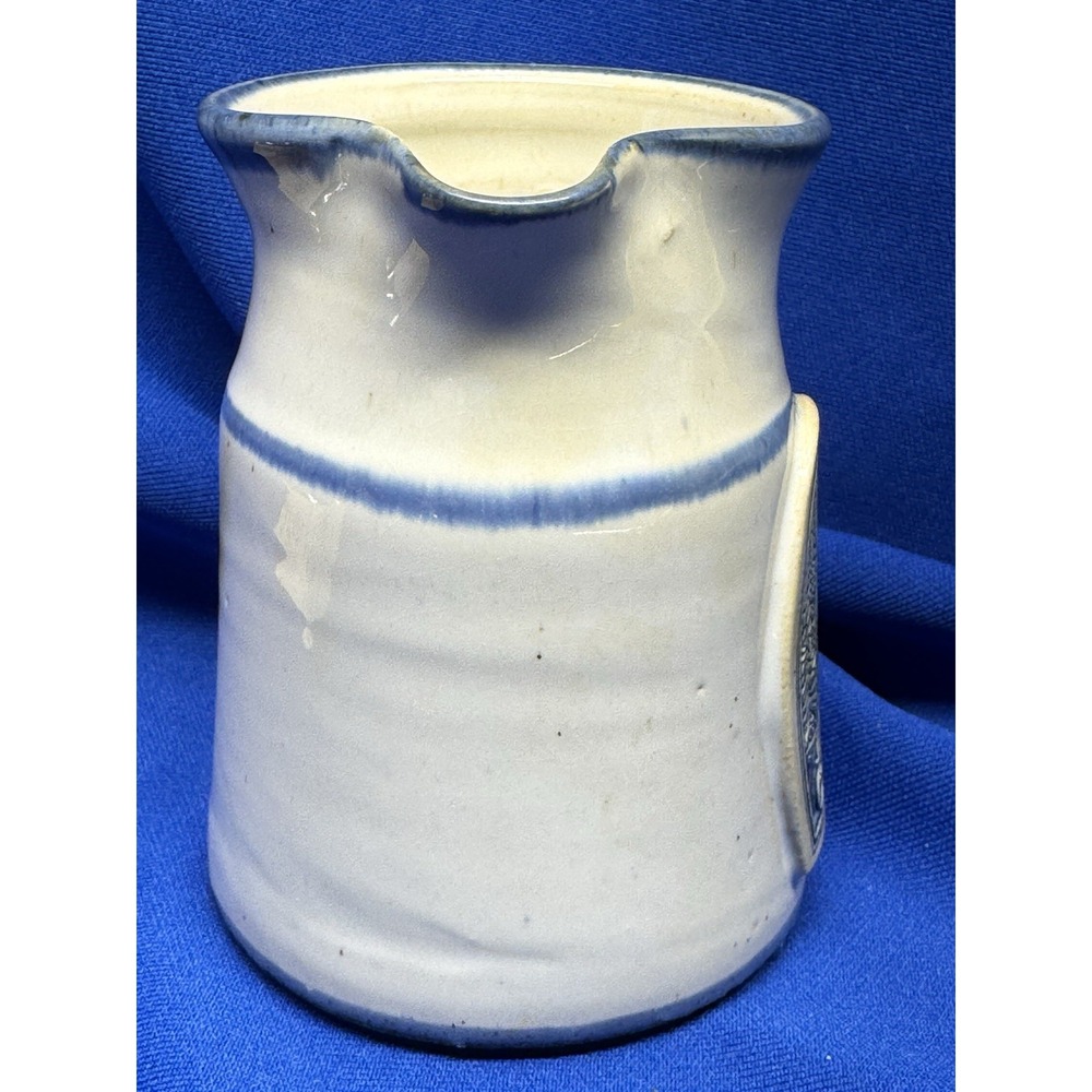Vtg Deneen Pottery Pillsbury Hungry Jack Syrup Pitcher Handthrown 1987 Stonewar - Picture 3 of 11
